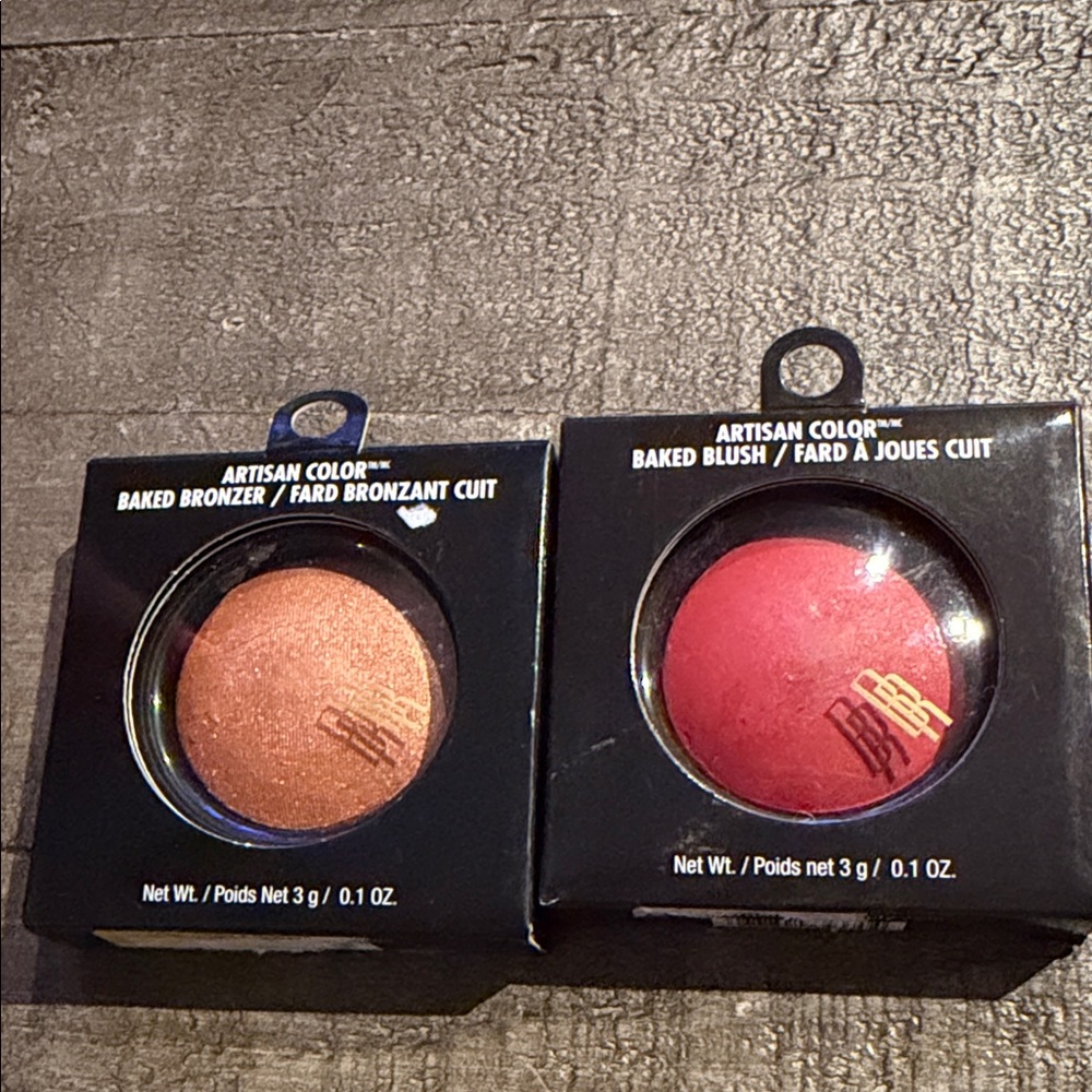 Baked Bronzer and Blush Set - Pink and Brown